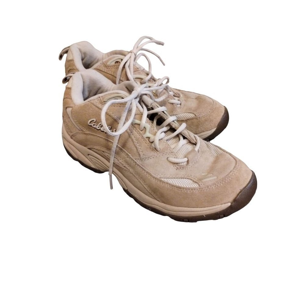 Cabela's beige suede‎ outdoors shoes